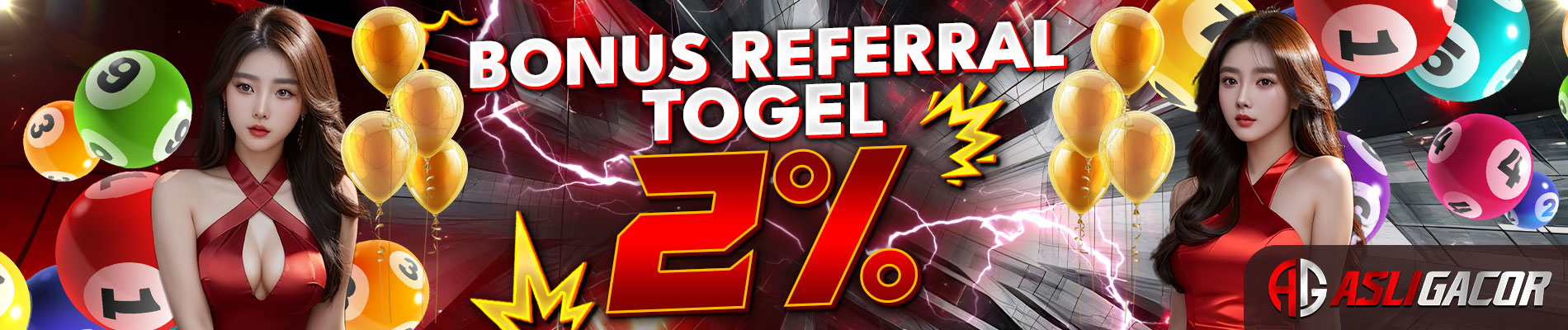ASLIGACOR - Bonus Referral Togel 2%